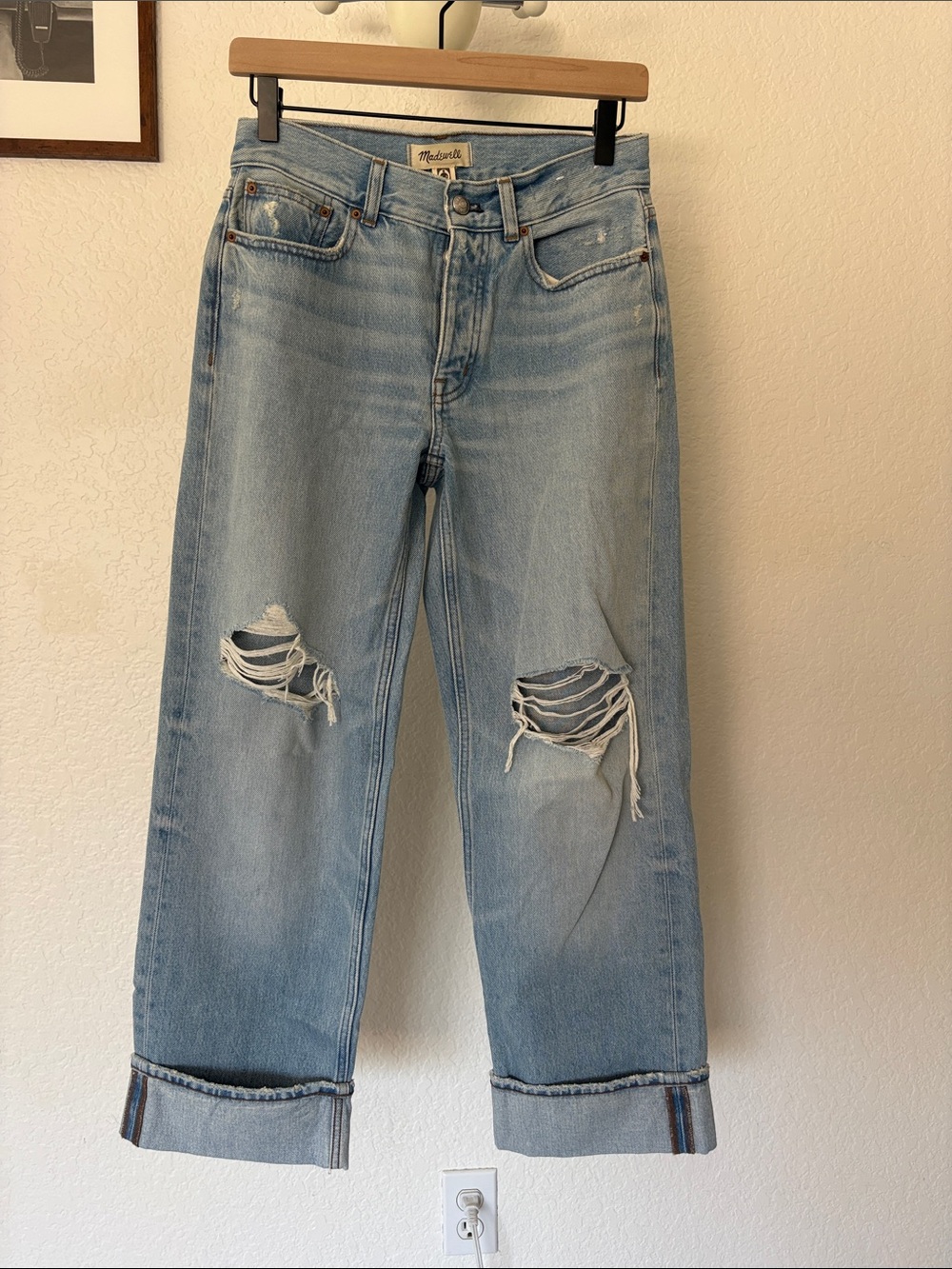 Madewell petite low slung baggy